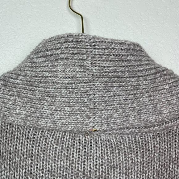 IT'S OUR TIME Taupe Tunic Length Button Down Cardigan Size S - Picture 9 of 9